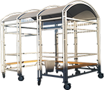 Курительная кабина серии К-32 на колесах
