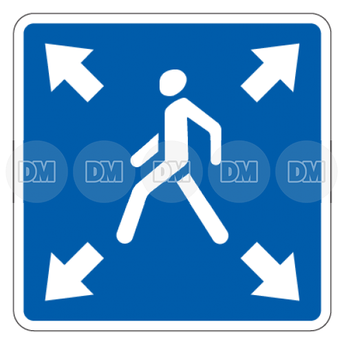 Знак «Пешеходный переход» разметка и правила детям