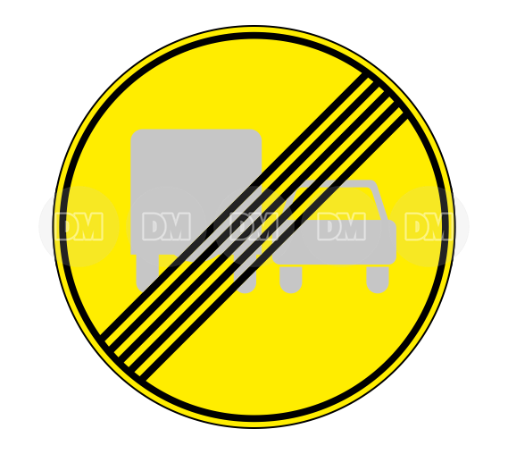 Emotions Clipart Limitation - End Of Speed Limit Sign - (724x720) Png Clipart Do