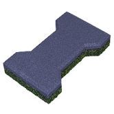 Резиновая брусчатка «Катушка» 260 х 130 х 40 мм